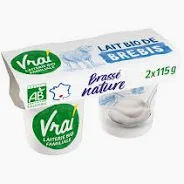 Yaourt brassé sucré 125g (lot 4)